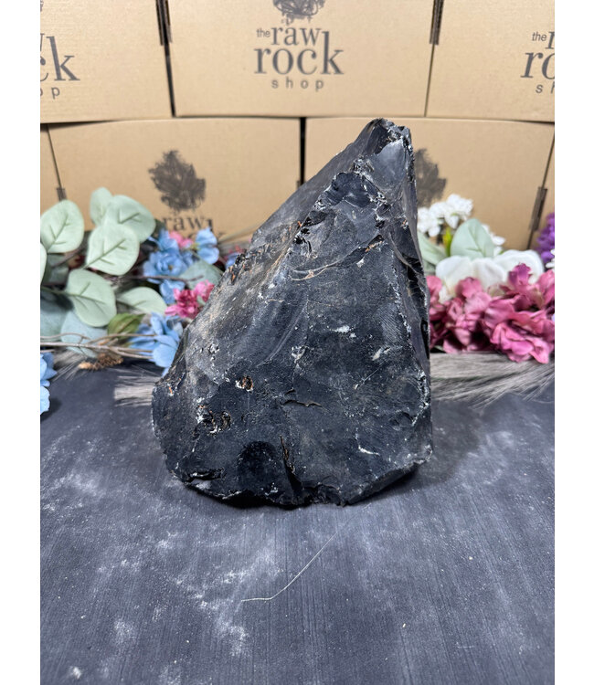 Rough Black Obsidian #43, 4140gr