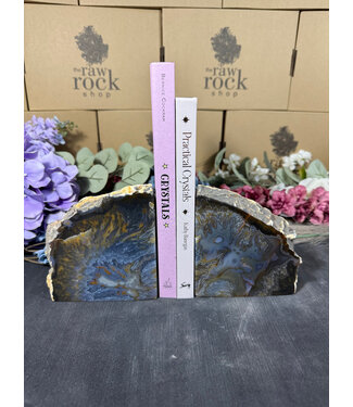 Natural Agate Bookend #23, 3386gr