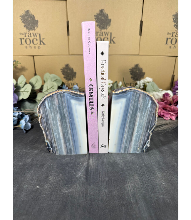 Purple Agate Bookend #32, 3916gr