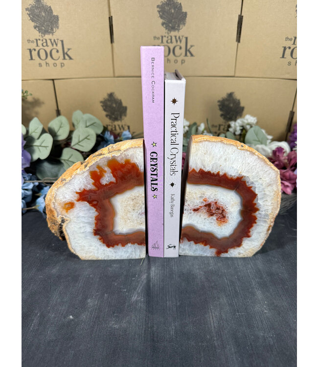 Red Agate Bookend #9, 3774gr