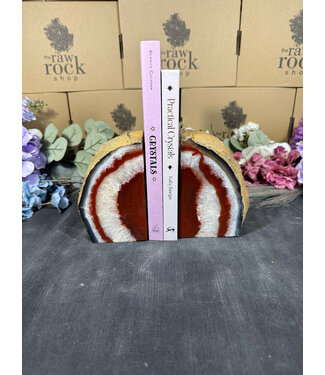 Red Agate Bookend #11, 3358gr