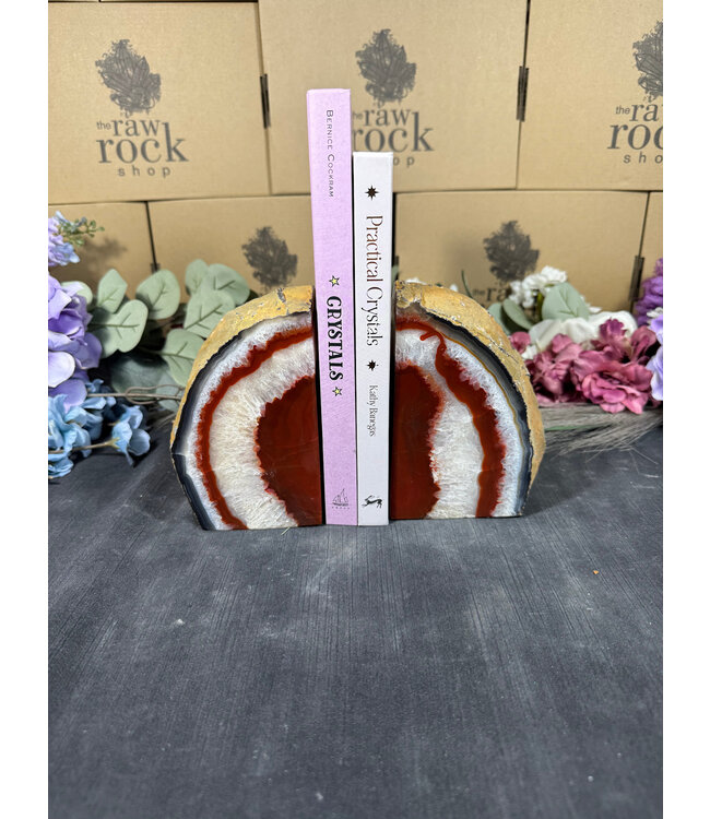 Red Agate Bookend #11, 3358gr
