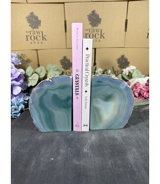 Green Agate Bookend #2 *dmg*, 2494gr