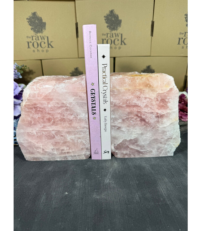 Rose Quartz Bookend #1, 6074gr
