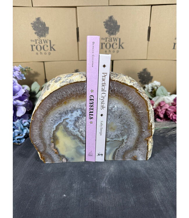 Natural Agate Bookend #20, 3728gr