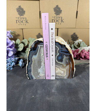 Natural Agate Bookend #19, 1314gr