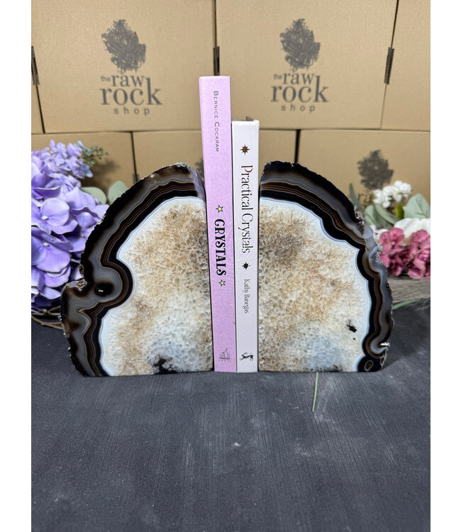 Black Agate Bookend #1, 3550gr