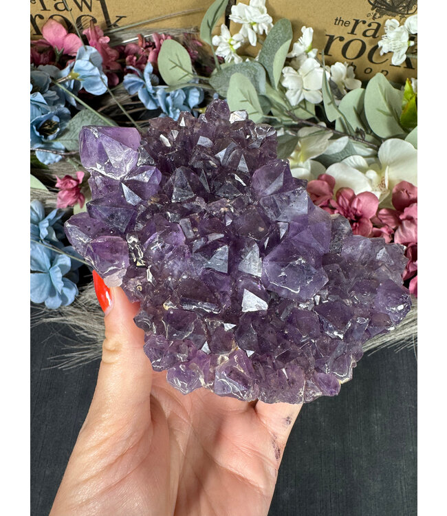 Amethyst Druzy Cluster #11, 912gr