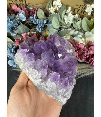 Amethyst Druzy Cluster #12, 980gr