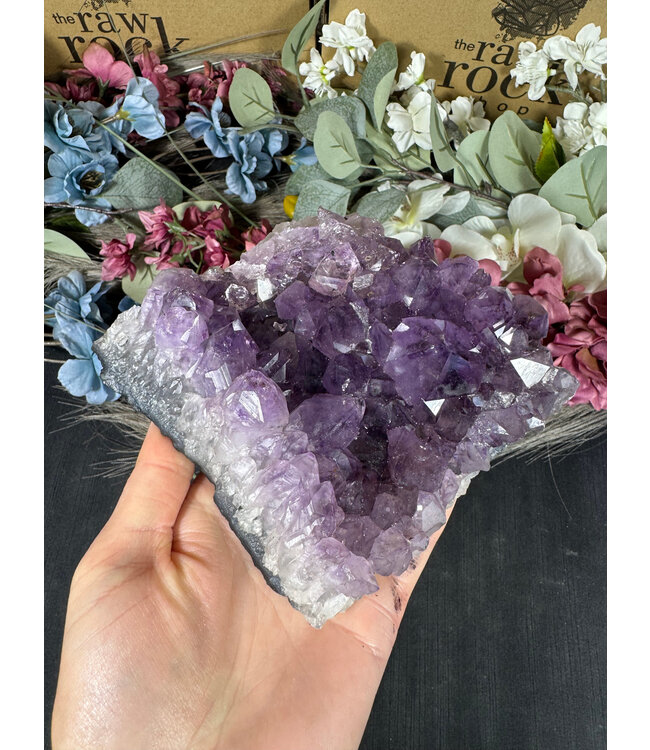 Amethyst Druzy Cluster #13, 922gr