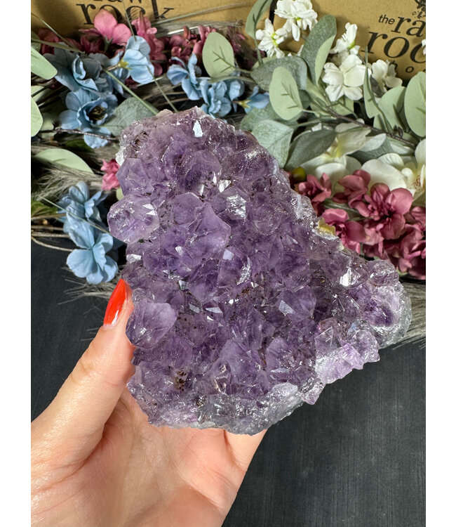 Amethyst Druzy Cluster #1, 780gr