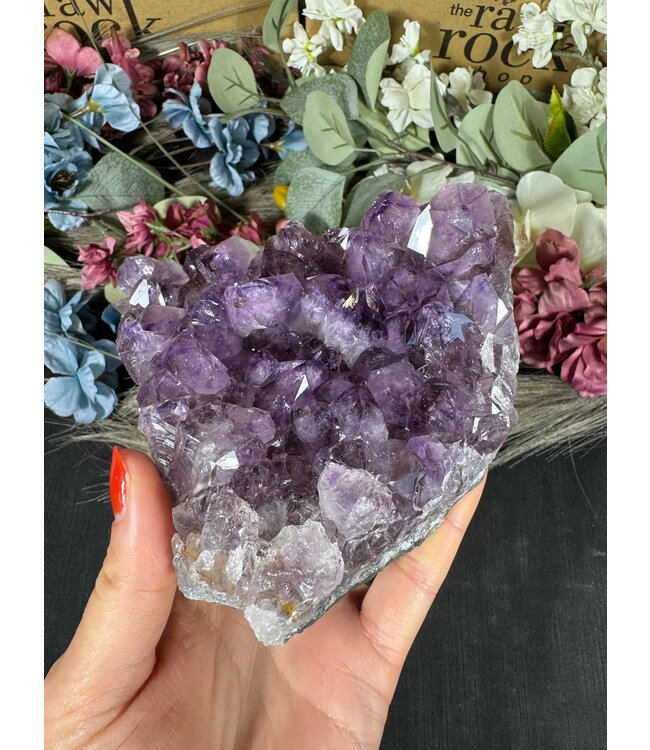 Amethyst Druzy Cluster #4, 860gr