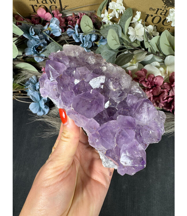 Amethyst Druzy Cluster #10, 962gr