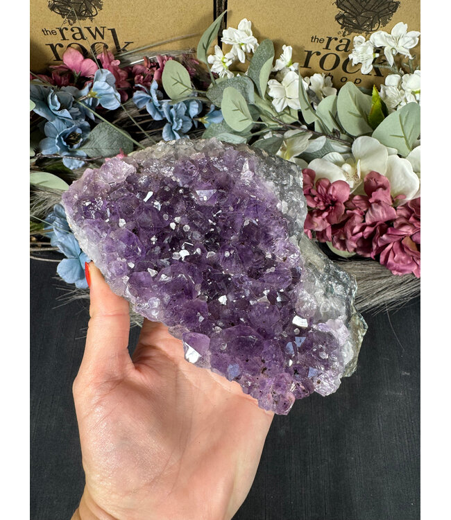 Amethyst Druzy Cluster #19, 1000gr