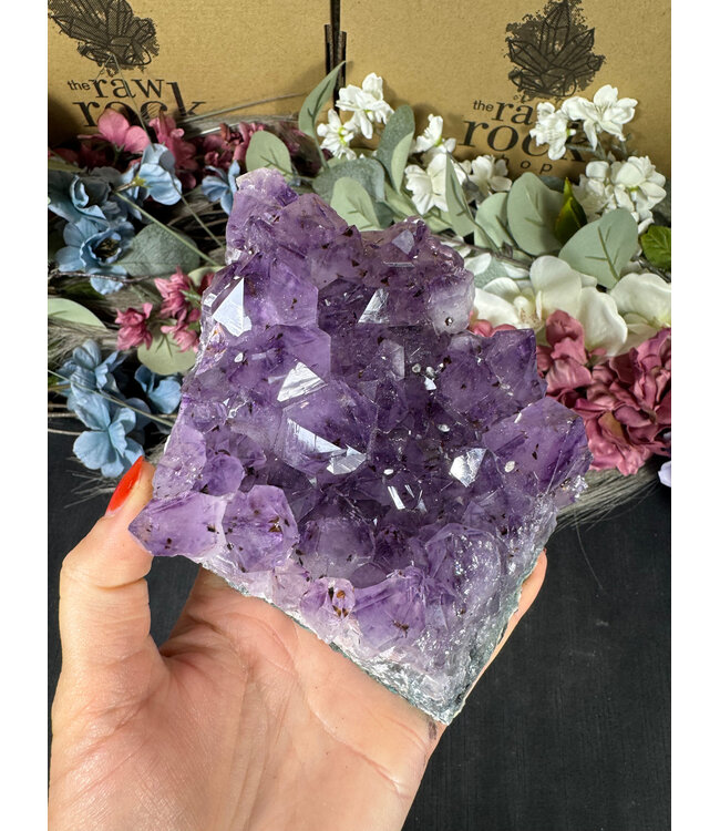 Amethyst Druzy Cluster #25, 1102gr