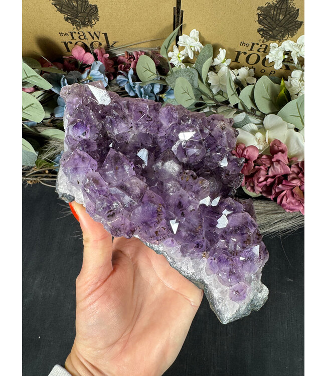 Amethyst Druzy Cluster #33, 1368gr