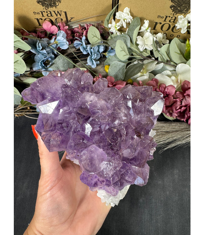 Amethyst Druzy Cluster #40, 1468gr