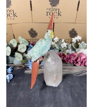 Gemstone Parrot #76, 1706gr