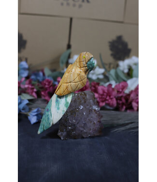 Gemstone Parrot #165, 422gr