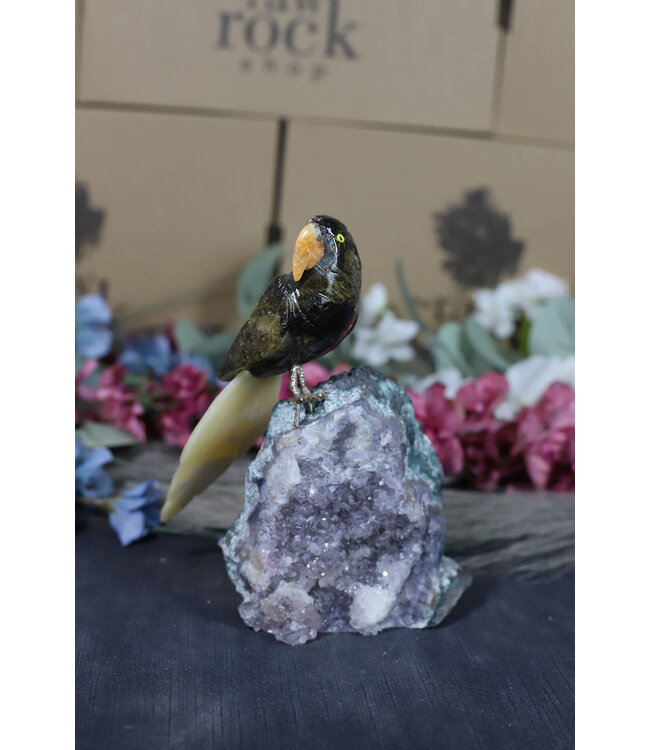 Gemstone Parrot #188, 588gr