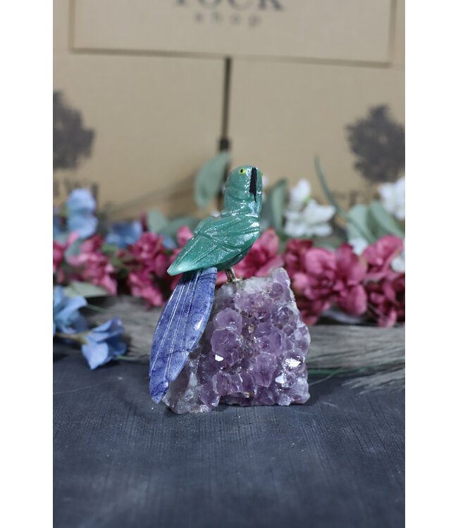 Gemstone Parrot #191, 376gr