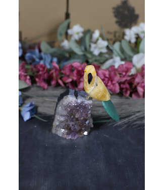 Gemstone Parrot #228, 338gr