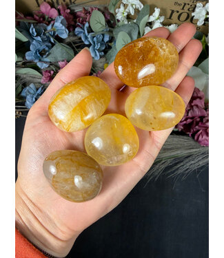 Golden Healer Palm Stone, Size XX-Small [25-49gr]