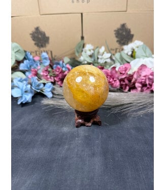 Golden Healer Sphere #3, 70mm, 490gr
