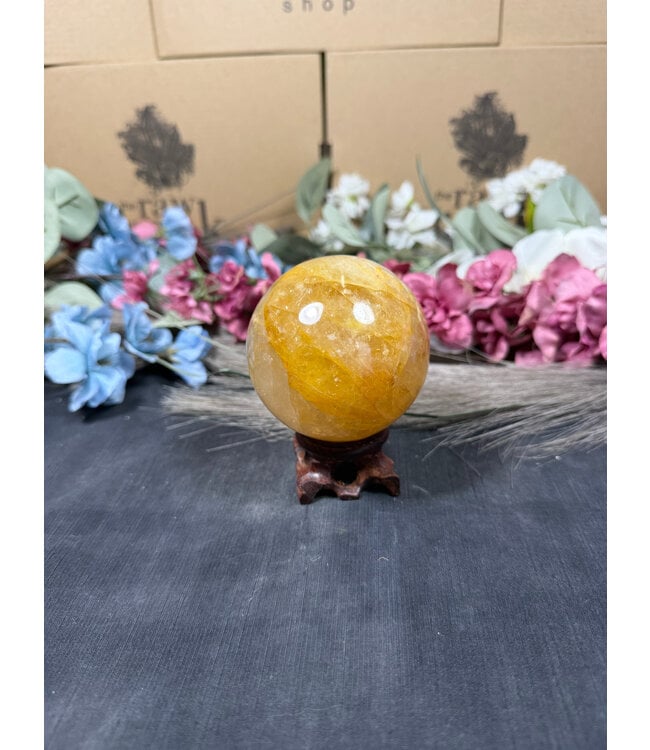 Golden Healer Sphere #3, 70mm, 490gr