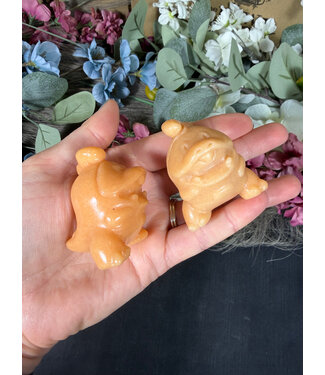 Peach Aventurine Fuecoco, Pokémon Carving