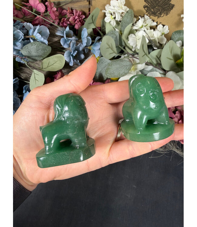 Green Aventurine Chikorita, Pokémon Carving
