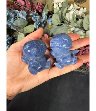 Blue Aventurine Piplup, Pokémon Carving