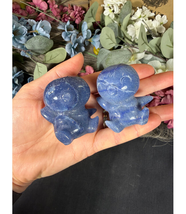 Blue Aventurine Piplup, Pokémon Carving