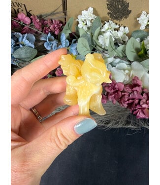 Orange Calcite Raikou, Pokémon Carving