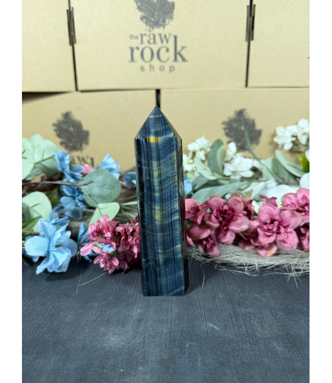 Blue Tiger Eye Tower #17, 288gr