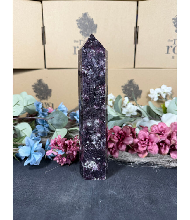 Lepidolite Tower #14, 840gr