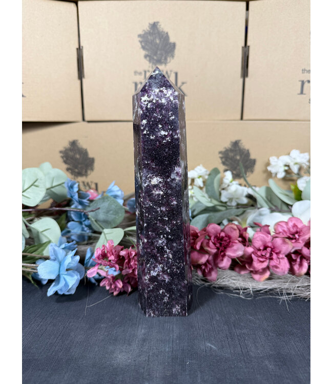 Lepidolite Tower #15, 872gr