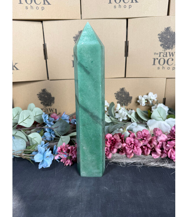 Green Aventurine Tower #7, 1818gr