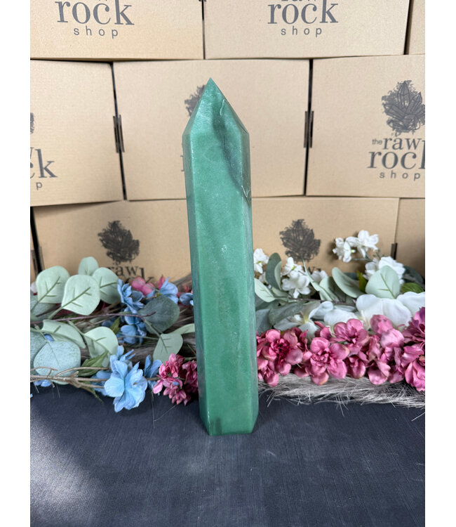 Green Aventurine Tower #9, 1694gr
