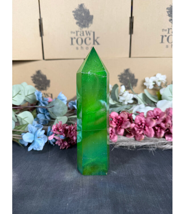 Green Aura Quartz Tower #2, 552gr