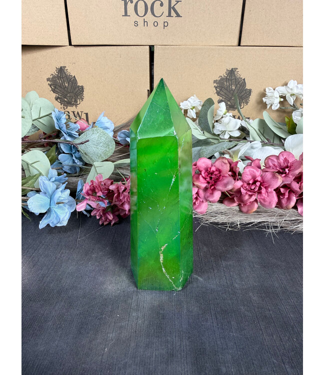 Green Aura Quartz Tower #6, 440gr