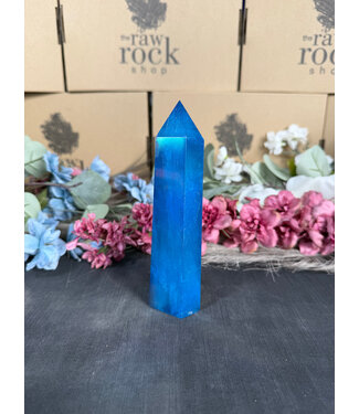 Blue Aura Quartz Tower #6, 290gr