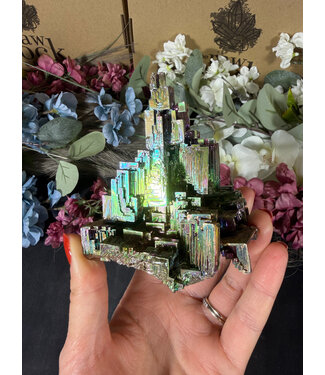 Rainbow Bismuth Tower #485, 546gr
