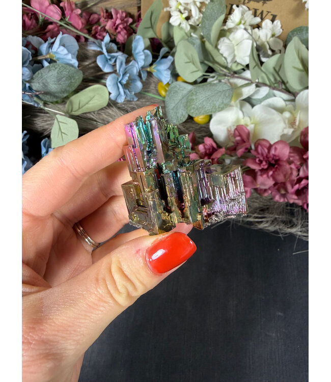 Rainbow Bismuth Tower #455, 120gr