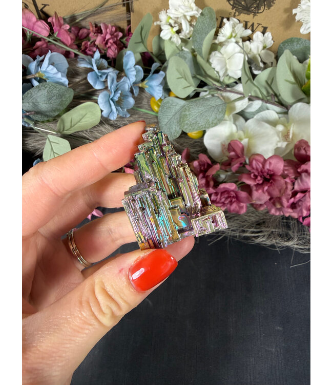 Rainbow Bismuth Tower #456, 102gr