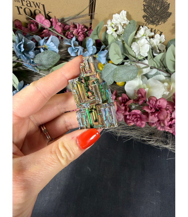 Rainbow Bismuth Tower #457, 110gr