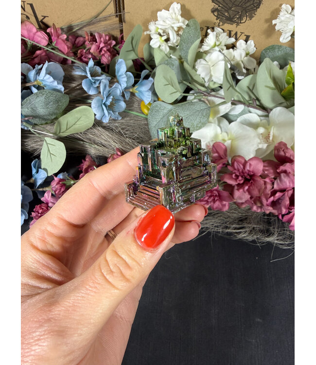 Rainbow Bismuth Tower #459, 114gr