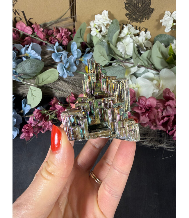 Rainbow Bismuth Tower #466, 224gr