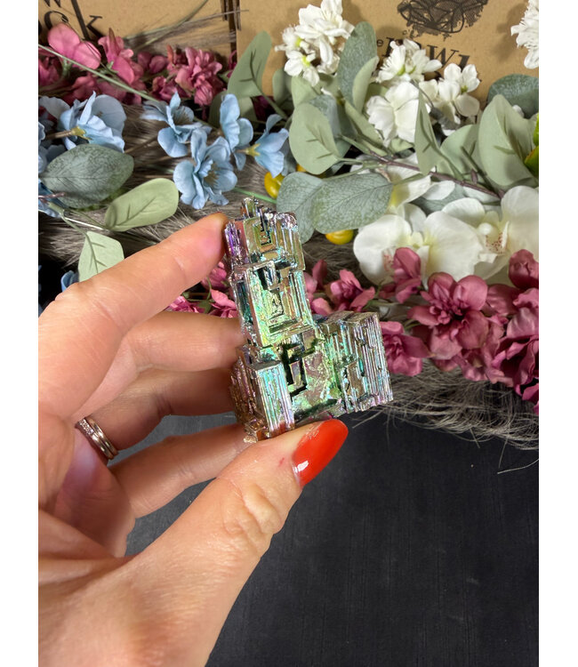 Rainbow Bismuth Tower #467, 122gr