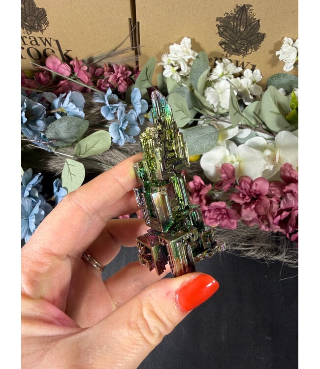 Rainbow Bismuth Tower #479, 150gr